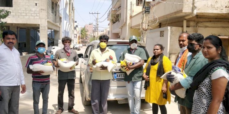 सरकार की मदद से कर्नाटका बिहार फाउंडेशन हजारों जरूरतमंदों को पहुंचा रहा राशन एवं खाद्य सामग्री